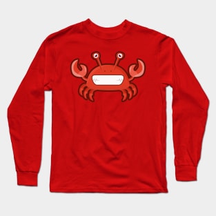 Kawaii Crab Long Sleeve T-Shirt